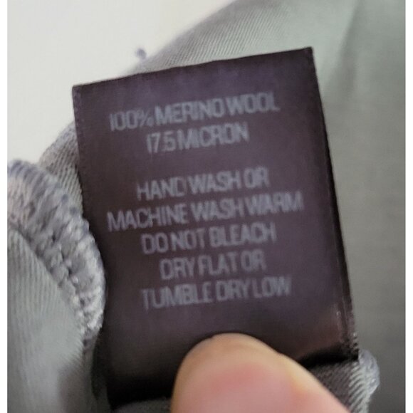 Outlier Mens Gray Merino Wool short sleeve shirt size Small Base layer Gorpcore - Picture 6 of 8